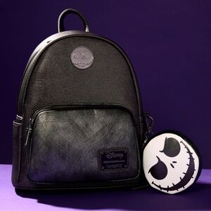 Loungefly The Nightmare Before Christmas Jack Skellington w/Coin Bag Backpack 🆕